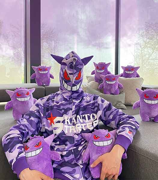 Kanto Starter 推出全新《Pokémon》人气宝可梦「Gengar 耿鬼」连帽