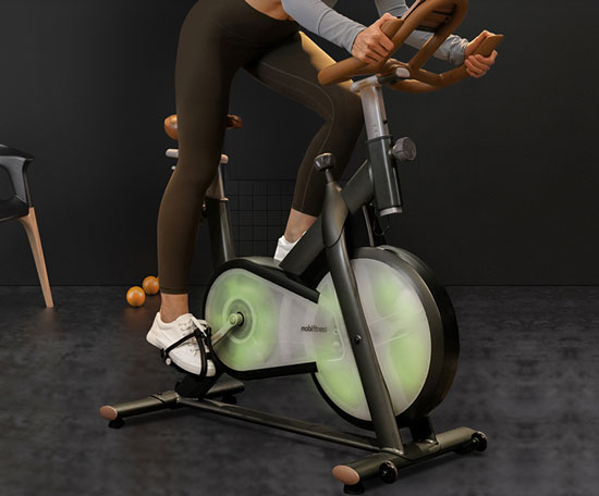莫比家用动感单车，时尚居家健身器材